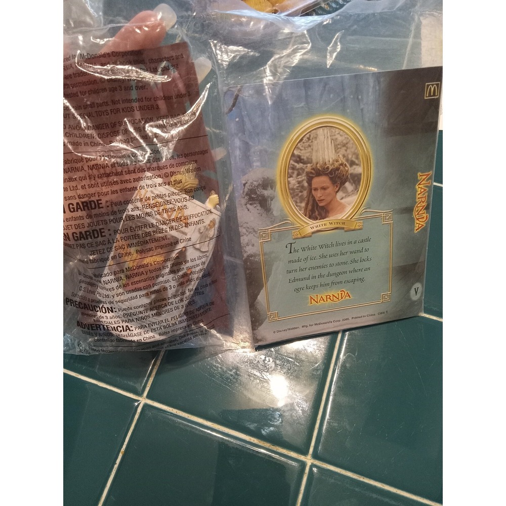 2005 The Chronicles of Narnia McDonalds Happy Meal Toy - The White Witch #5 - Picture 11 of 12